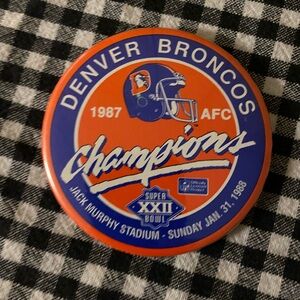 Denver Broncos Champions Button